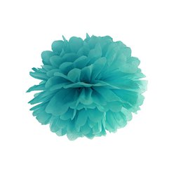 Pom poms tyrkys 35 cm